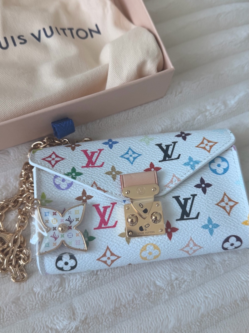 Louis Vuitton Pochette Métis East West Multicolor Takashi Murakami
